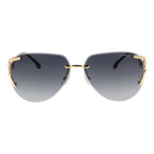 Carrera Sonnenbrille CARRERA 3103/S 640009O – Frontansicht mit Metall & Edelstahl Rahmen und Grau Gläsern