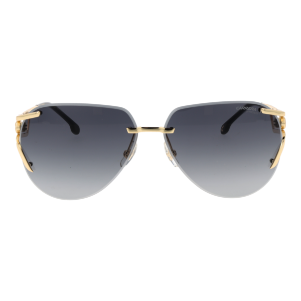 Carrera Sonnenbrille CARRERA 3103/S 640009O – Frontansicht mit Metall & Edelstahl Rahmen und Grau Gläsern