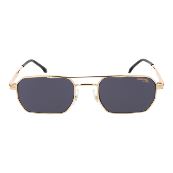 Carrera Sonnenbrille CARRERA 389/S 54000IR – Frontansicht mit Metall & Edelstahl Rahmen und Grau Gläsern