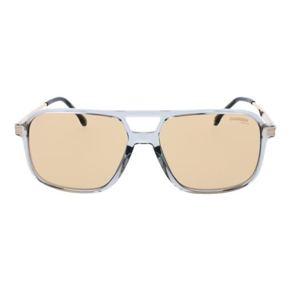 Carrera Sonnenbrille CARRERA 390/S 59KB7Q6 – Frontansicht mit Polyamid & Edelstahl Rahmen und Orange Gläsern