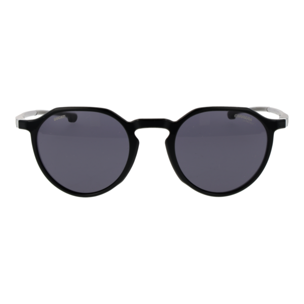 Carrera Ducati Sonnenbrille CARDUC 063/S 50807IR – Frontansicht mit Aluminium Rahmen und Grau Gläsern