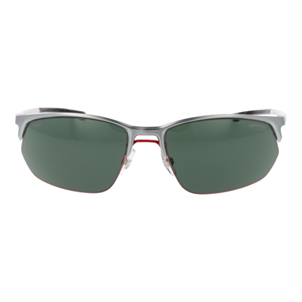 Carrera Ducati Sonnenbrille CARDUC 064/S 6562LQT – Frontansicht mit Aluminium Rahmen und Grün Gläsern
