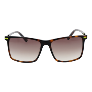 Fila Sonnenbrille SFI447 570C10 – Frontansicht mit Kunststoff Rahmen und Braun Gläsern