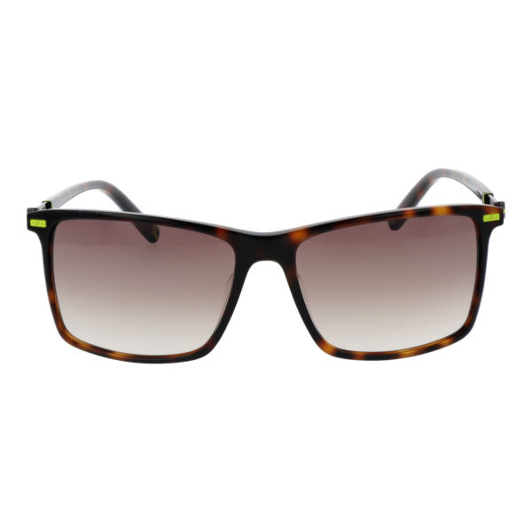 Fila Sonnenbrille SFI447 570C10 – Frontansicht mit Kunststoff Rahmen und Braun Gläsern
