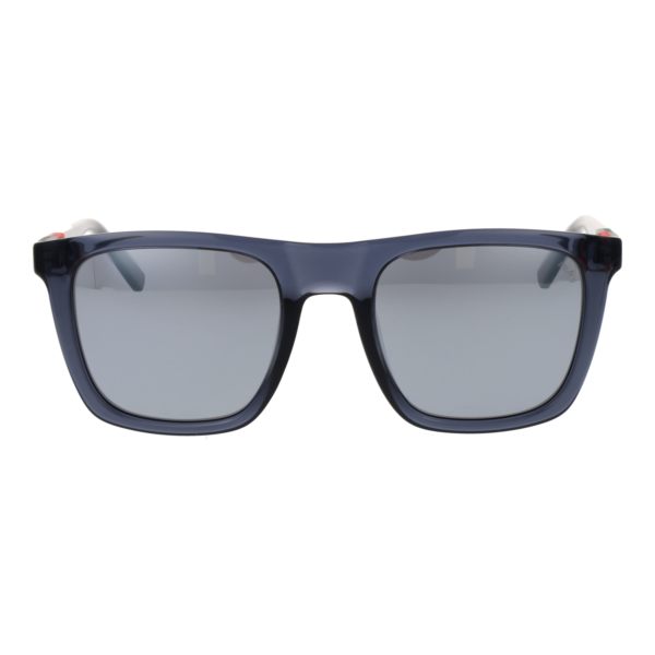 Fila Sonnenbrille SFI527 523GUP – Frontansicht mit Kunststoff Rahmen und Grau Gläsern