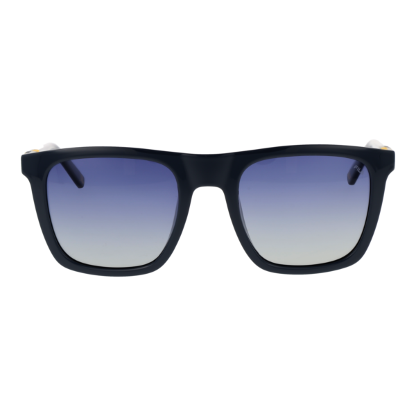 Fila Sonnenbrille SFI527 526EMP – Frontansicht mit Kunststoff Rahmen und Blau Gläsern