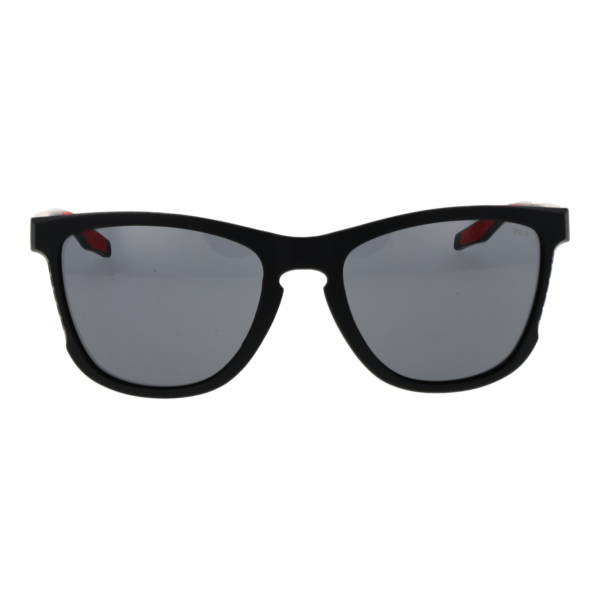 Fila Sonnenbrille SFI895 550U28 – Frontansicht mit Kunststoff Rahmen und Grau Gläsern