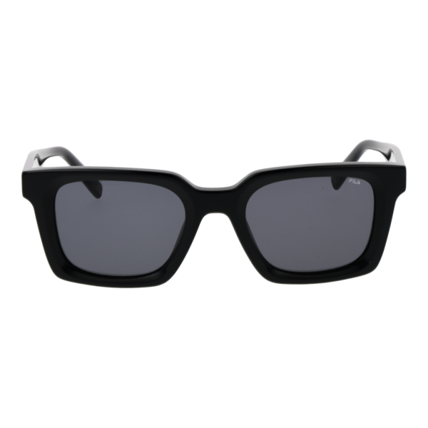 Fila Sonnenbrille SFI897 51700K – Frontansicht mit Kunststoff Rahmen und Grau Gläsern