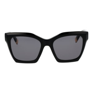 Furla Sonnenbrille SFU621 530700 – Frontansicht mit Kunststoff Rahmen und Schwarz Gläsern