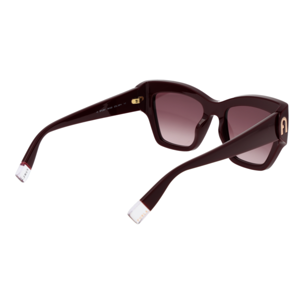 Rückansicht der Furla Sonnenbrille SFU891 5409FH – Kunststoff Rahmen