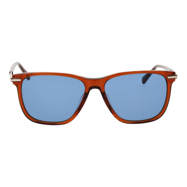 Gant Sonnenbrille GA00005 5545V – Frontansicht mit Azetat Rahmen und Blau Gläsern