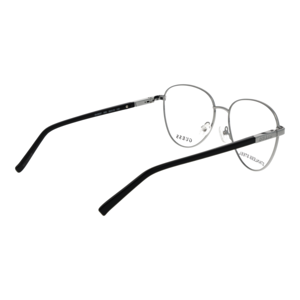 Frontansicht der Guess Brille GU3037 53005 – Rahmen Edelstahl