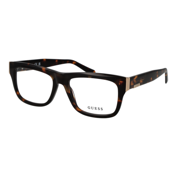 Guess Brille GU50189 55052 – 45° Seitenansicht Guess )} Brille GU50189 55052 in Havanna