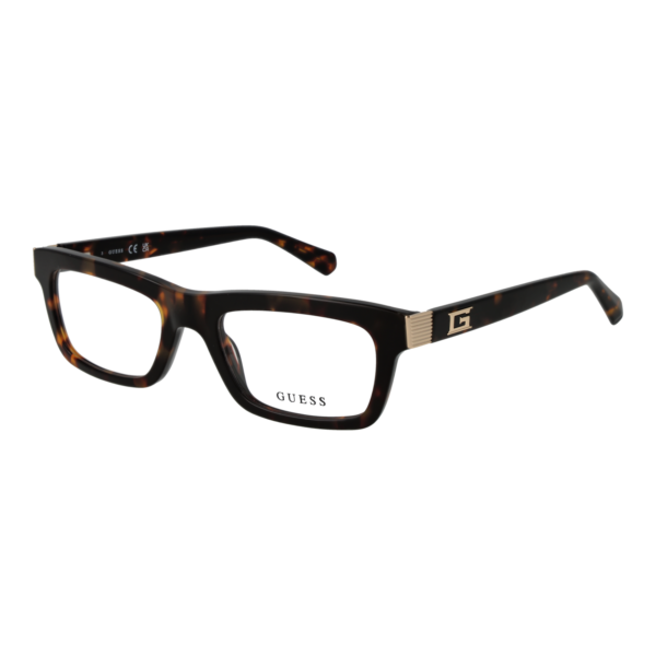 Guess Brille GU50242 53052 – 45° Seitenansicht Guess )} Brille GU50242 53052 in Havanna