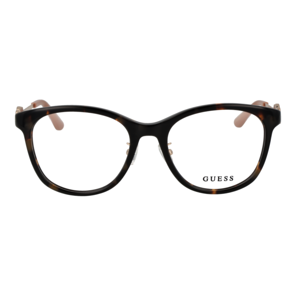 Frontansicht der Guess Brille GU50255-D 52052 – Rahmen Azetat