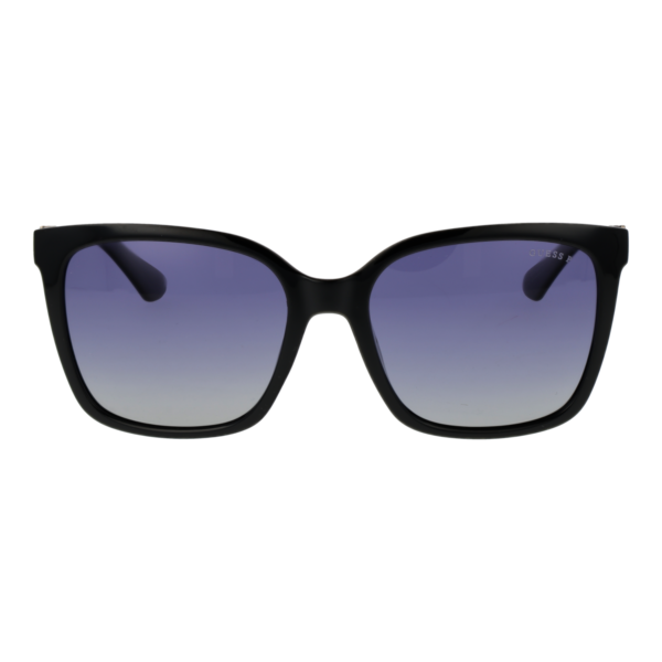Guess Sonnenbrille GU7865 5701D – Frontansicht mit Kunststoff Rahmen und Grau Gläsern