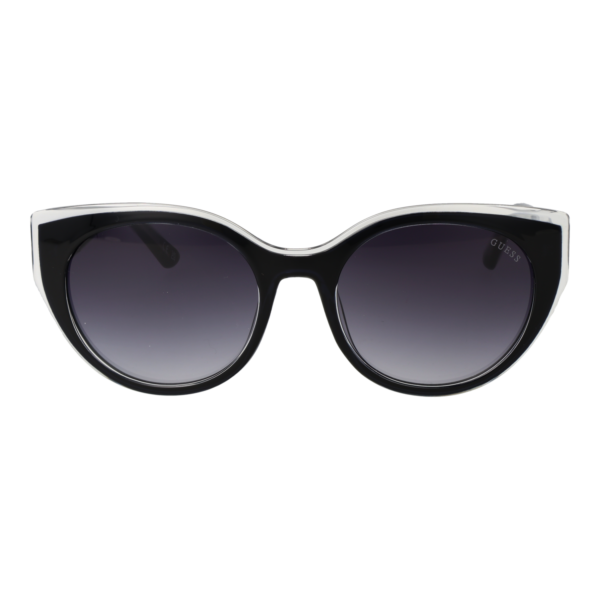 Guess Sonnenbrille GU7909 5305B – Frontansicht mit Kunststoff Rahmen und Grau Gläsern