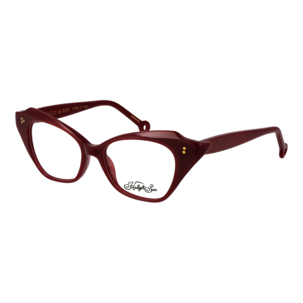 Hally & Son )} Brille HS836V02 5002 in Burgunder