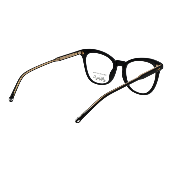 Frontansicht der Hally & Son Brille HS860V01 5101 – Rahmen Titan
