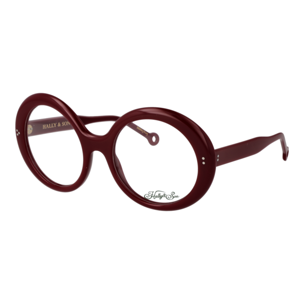 Hally & Son )} Brille HS863V03 5503 in Burgunder