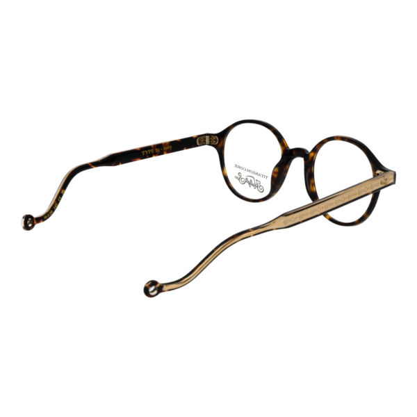 Frontansicht der Hally & Son Brille HS873V01 4601 – Rahmen Titan