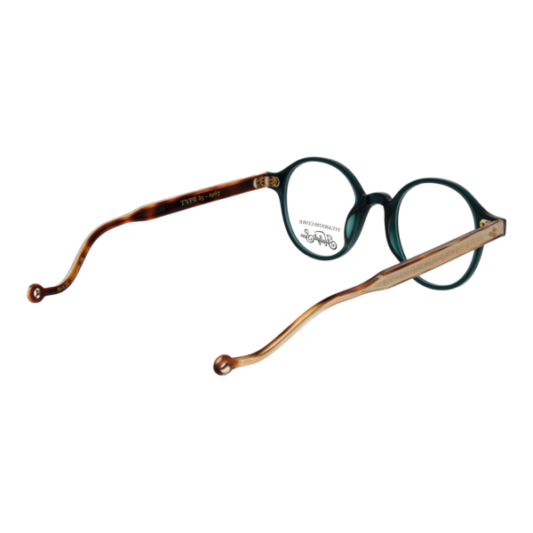 Frontansicht der Hally & Son Brille HS873V04 4604 – Rahmen Titan