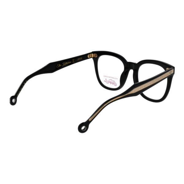 Frontansicht der Hally & Son Brille HS879V01 5001 – Rahmen Titan