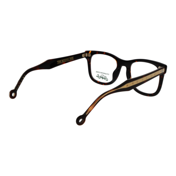 Frontansicht der Hally & Son Brille HS908V02 5202 – Rahmen Titan