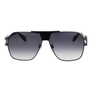 Just Cavalli Sonnenbrille SJC094 610568 – Frontansicht mit Metall Rahmen und Grau Gläsern
