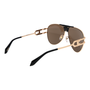 Rückansicht der Just Cavalli Sonnenbrille SJC095 62300G – Metall Rahmen
