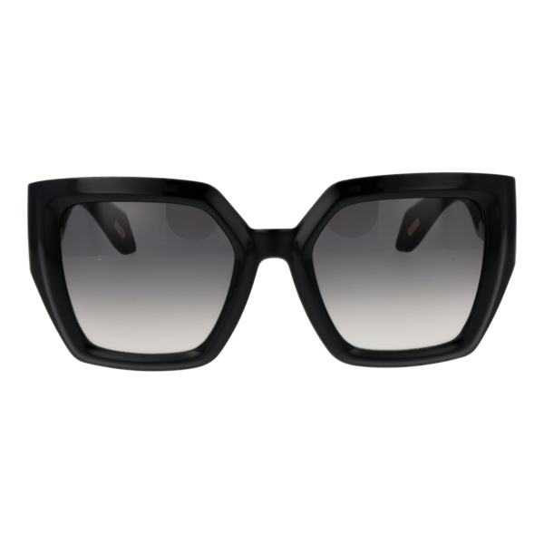 Just Cavalli Sonnenbrille SJC149 530Z42 – Frontansicht mit Kunststoff Rahmen und Schwarz Gläsern