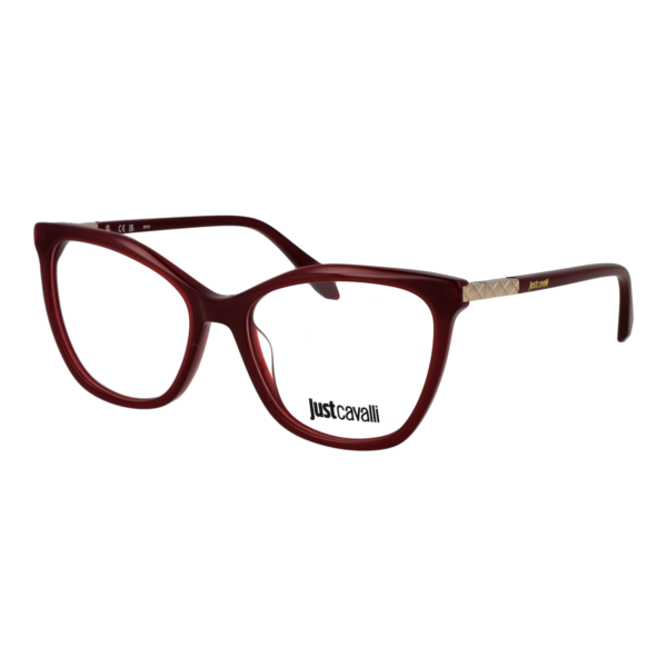 Just Cavalli Brille VJC059 5509GR – 45° Seitenansicht Just Cavalli )} Brille VJC059 5509GR in Burgunder
