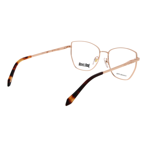 Frontansicht der Just Cavalli Brille VJC074 5408FC – Rahmen Metall