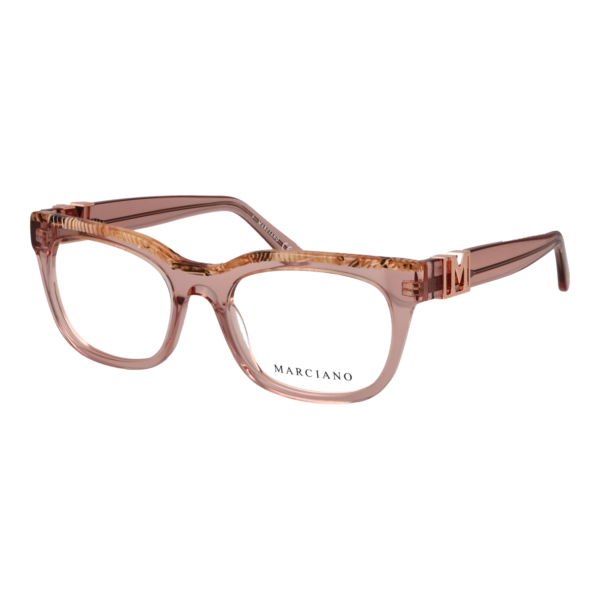 Marciano by Guess Brille GM50033 51072 – 45° Seitenansicht Marciano by Guess )} Brille GM50033 51072 in Rosa