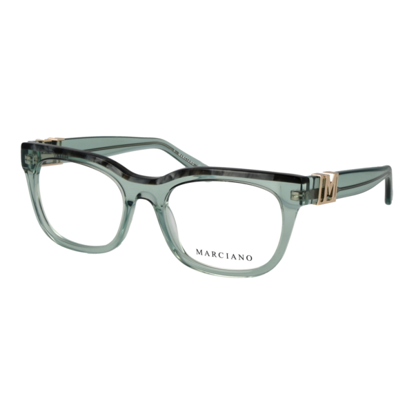 Marciano by Guess Brille GM50033 51095 – 45° Seitenansicht Marciano by Guess )} Brille GM50033 51095 in Türkis