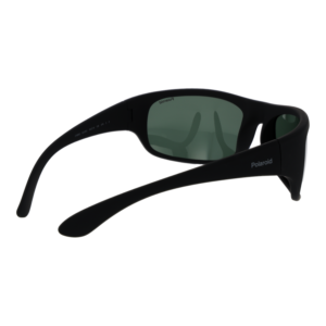 Rückansicht der Polaroid Sonnenbrille 07886 709CARC – Gummi Rahmen