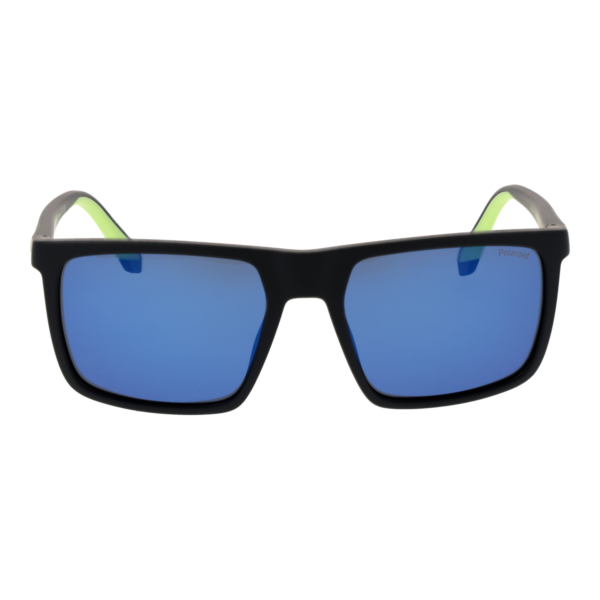 Polaroid Sonnenbrille PLD 2176/S/X 560035X – Frontansicht mit Polyamid & Eco Gummi Rahmen und Blau Gläsern