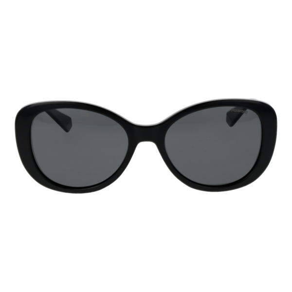 Polaroid Sonnenbrille PLD 4154/S/X 55807M9 – Frontansicht mit Polycarbonat Rahmen und Grau Gläsern