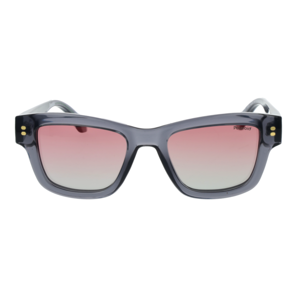 Polaroid Sonnenbrille PLD 6256/S/X 49KB7JR – Frontansicht mit Eco Polycarbonat Rahmen und Rosa Gläsern