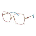 Pucci )} Brille EP5213 56071 in Rot