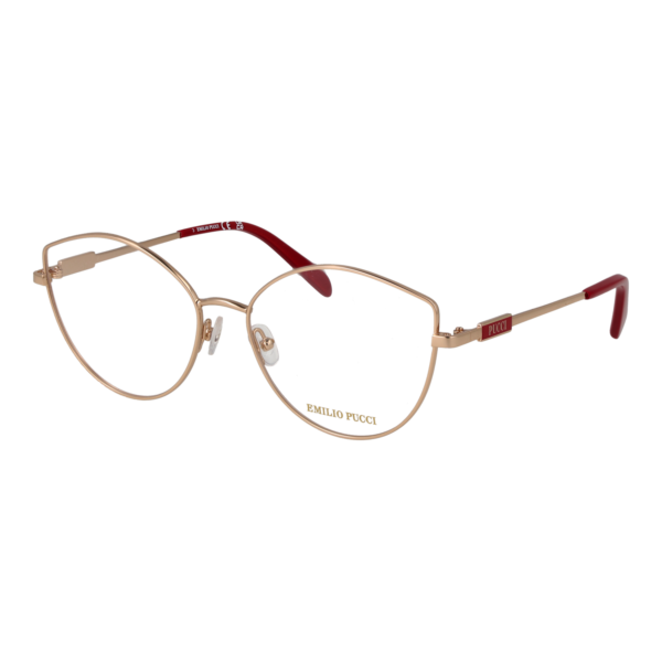 Pucci Brille EP5214 56028 – 45° Seitenansicht Pucci )} Brille EP5214 56028 in Gold