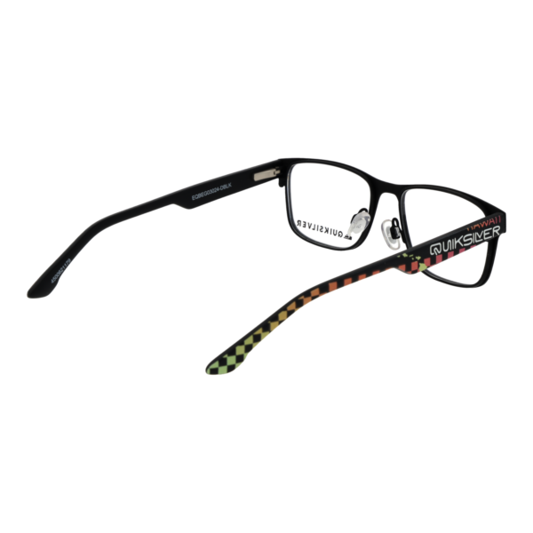 Frontansicht der Quiksilver Brille EQBEG03024 DBLK – Rahmen Edelstahl