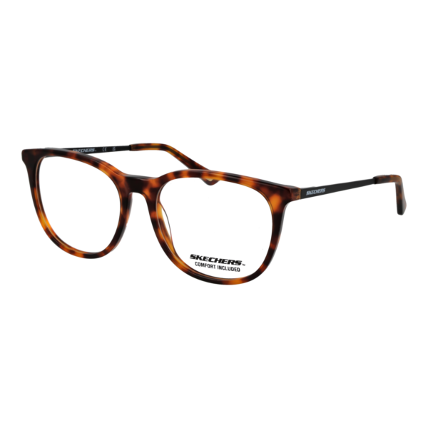 Skechers Brille SE2218 52053 – 45° Seitenansicht Skechers )} Brille SE2218 52053 in Havanna