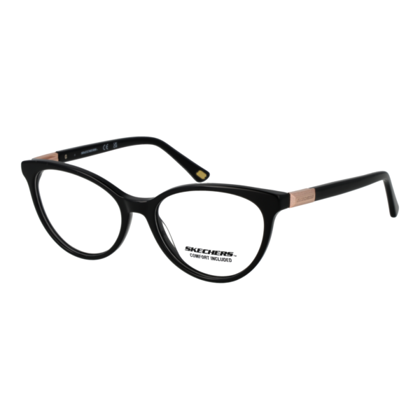 Skechers Brille SE2247 52001 – 45° Seitenansicht Skechers )} Brille SE2247 52001 in Schwarz
