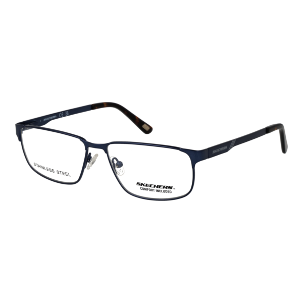 Skechers Brille SE3376 54091 – 45° Seitenansicht Skechers )} Brille SE3376 54091 in Blau
