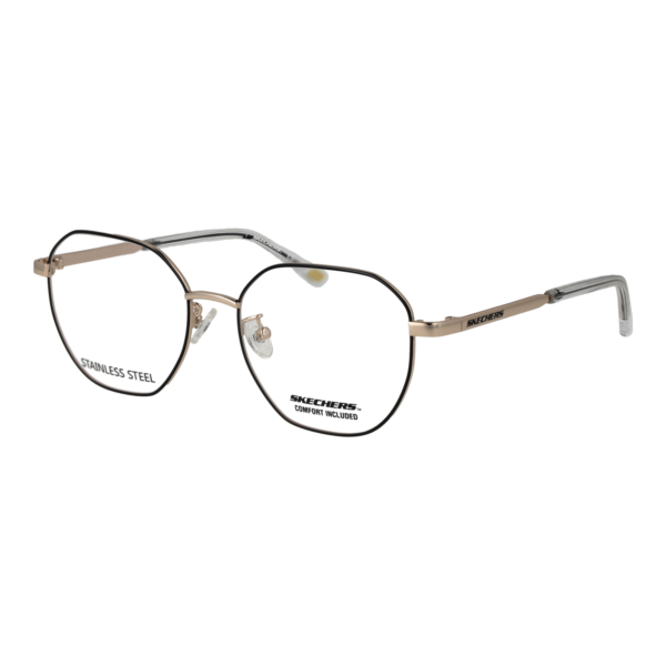 Skechers Brille SE50016-D 53032 – 45° Seitenansicht Skechers )} Brille SE50016-D 53032 in Schwarz
