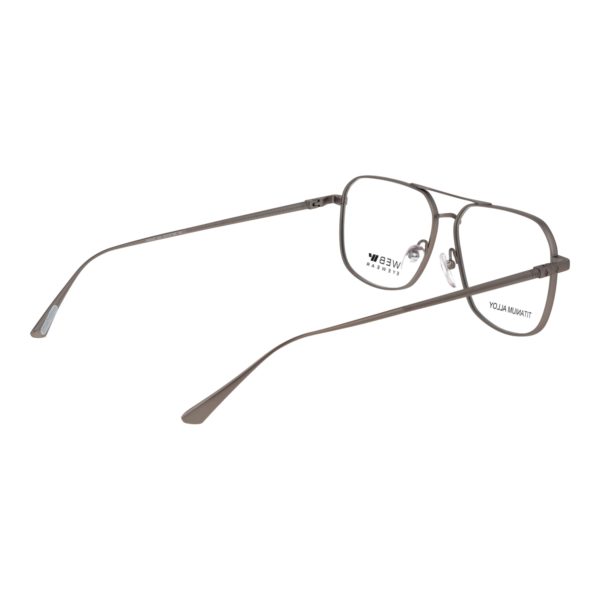 Frontansicht der Web Brille WE5437 57015 – Rahmen Titan