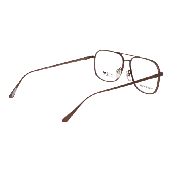 Frontansicht der Web Brille WE5437 57037 – Rahmen Titan