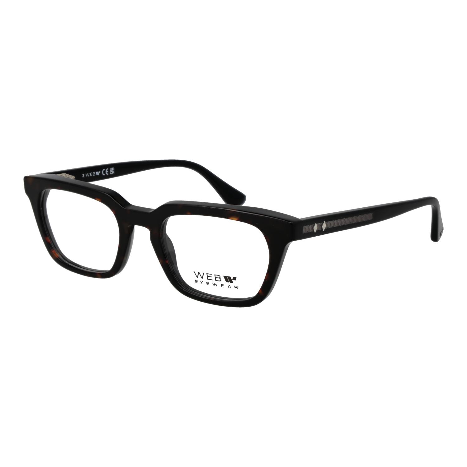Web )} Brille WE5444 52052 in Havanna