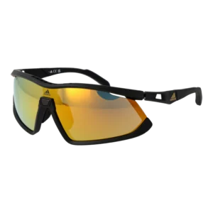 Adidas Sport Sport Sonnenbrille SP0055-F 0002G in Schwarz – 45° Seitenansicht